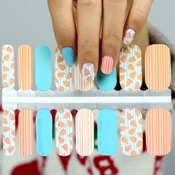 Fall Autumn Nail Wraps, Nail Stickers, Nail Art, Manicure - Picture 8 of 8